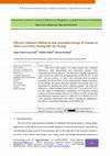 Research paper thumbnail of Effective moisture diffusivity and activation energy of rambutan seed under different drying methods to promote storage stability