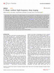 Research paper thumbnail of U-Sleep: resilient high-frequency sleep staging