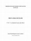 Research paper thumbnail of As cláusulas fiscais anti-abuso