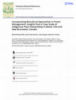 Research paper thumbnail of Incorporating Biocultural Approaches in Forest Management: Insights from a Case Study of Indigenous Plant Stewardship in Maine, USA and New Brunswick, Canada