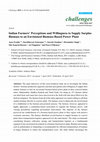 Research paper thumbnail of Indian Farmers’ Perceptions and Willingness to Supply Surplus Biomass to an Envisioned Biomass-Based Power Plant