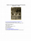 Research paper thumbnail of Guide to the Horner Architectural Photography Collection, c. 1920s