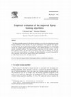 Research paper thumbnail of Empirical evaluation of the improved Rprop learning algorithms