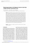 Research paper thumbnail of Simple Approximation of the Magnetic Induction Inside High Voltage Overhead Transmission Lines