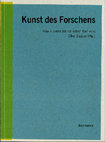 Research paper thumbnail of Kunst des Forschens: Praxis eines ästhetischen Denkens