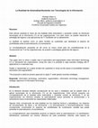 Research paper thumbnail of La Dualidad de Automatizar/Aumentar con Tecnologías de la Información