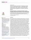 Research paper thumbnail of Genome-wide association mapping reveals race-specific SNP markers associated with anthracnose resistance in carioca common beans