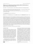 Research paper thumbnail of Different levels of epidermal growth factor signaling modifies the differentiation of specific cell types in mouse postnatal retina