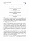 Research paper thumbnail of Mutual Funds and Market Variables: A Critical Review of Literature