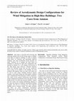 Research paper thumbnail of Review of Aerodynamic Design Configurations for Wind Mitigation in High-Rise Buildings: Two Cases from Amman