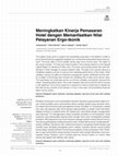 Research paper thumbnail of Meningkatkan Kinerja Pemasaran Hotel dengan Memanfaatkan Nilai Pelayanan Ergo-ikonik