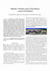 Research paper thumbnail of Mundos Virtuales para la Enseñanza a través de Internet