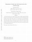 Research paper thumbnail of Intermittency of surface layer wind velocity series in the mesoscale range