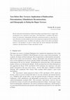 Research paper thumbnail of Taro Before Rice Terraces: Implications of Radiocarbon Determinations, Ethnohistoric Reconstructions, and Ethnography in Dating the Ifugao Terraces