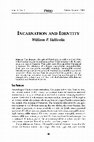 Research paper thumbnail of Incarnation and Identity - William F. Vallicella (2002)