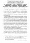 Research paper thumbnail of The beginnings of Rome's conquest of Hispania: archaeological evidence for the assault on and destruction of the Iberian town Castellet de Banyoles