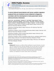 Research paper thumbnail of A serum-induced transcriptome and serum cytokine signature obtained at diagnosis correlates with the development of early pancreatic ductal adenocarcinoma metastasis