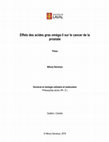 Research paper thumbnail of Effets des acides gras oméga-3 sur le cancer de la prostate