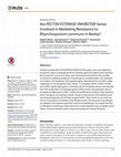 Research paper thumbnail of Are PECTIN ESTERASE INHIBITOR Genes Involved in Mediating Resistance to Rhynchosporium commune in Barley?