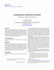 Research paper thumbnail of Caléndulas, nostalgia e ruínas