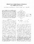 Research paper thumbnail of Multi-user multi-sensor detectors for CDMA networks