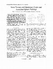 Research paper thumbnail of Some ternary and quaternary codes and associated sphere packings