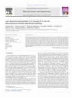 Research paper thumbnail of Laser deposited biocompatible Ca–P coatings on Ti–6Al–4V: Microstructural evolution and thermal modeling