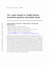 Research paper thumbnail of The U Plane Integral as a Bridge Between Enumerative Geometry and Number Theory