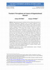 Research paper thumbnail of Teachers' Perception on Causes of Organizational Dissent