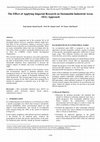 Research paper thumbnail of The Effect of Applying Imperial Research on Sustainable Industrial Areas (SIA) Approach