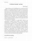 Research paper thumbnail of La distancia sociedad - partidos