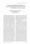 Research paper thumbnail of Diana Alcalá Mendizábal. Reflexiones en torno al símbolo. Una hermenéutica de la luz en el Medioevo. UNAM, IIFL, 2020.