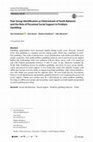 Research paper thumbnail of Peer Group Identification as Determinant of Youth Behavior and the Role of Perceived Social Support in Problem Gambling