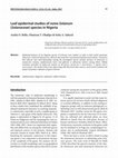 Research paper thumbnail of Leaf epidermal studies of some Solanum (Solanaceae) species in Nigeria