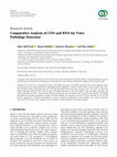 Research paper thumbnail of Comparative Analysis of CNN and RNN for Voice Pathology Detection