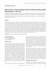 Research paper thumbnail of Likert scale vs. Visual Analogue Scale on vehicle seat discomfort questionnaire: a review