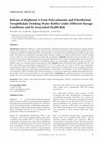 Research paper thumbnail of Release of bisphenol A from polycarbonate and polyethylene terephthalate drinking water bottles under different storage conditions and its associated health risk