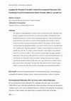 Research paper thumbnail of Gauging the Potential of Socially Critical Environmental Education (EE): Examining Local Environmental problems through children's perspective