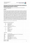 Research paper thumbnail of CFD analysis of thermal comfort in hospital operation room with different air distribution design and operative temperature