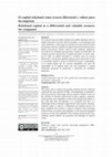 Research paper thumbnail of El capital relacional como recurso diferencial y valioso para las empresas