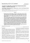 Research paper thumbnail of Assessment of cooling effect on neonatal pain during heel prick blood sampling: A randomized clinical trial