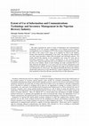 Research paper thumbnail of Extent of Use of Information and Communications Technology and Inventory Management in the Nigerian Brewery Industry