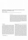 Research paper thumbnail of Underground coal mining injury: A look at how age and experience relate to days lost from work following an injury