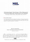 Research paper thumbnail of Performing Supply Chain Design in Three-Dimensional Concurrent Engineering: Requirements and Challenges