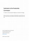 Research paper thumbnail of Submission to the Productivity Commission in relation to the proposed Indigenous Evaluation Strategy