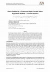 Research paper thumbnail of Power Emitted by a Transverse Dipole Located Above Hyperbolic Medium - Vacuum Interface