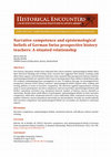 Research paper thumbnail of Nitsche, M., & Waldis, M. (2022). Narrative competence and epistemological beliefs of German Swiss prospective history teachers: A situated relationship