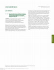 Research paper thumbnail of O-0014 * Palliative Resection of the Primary Tumour is Associated with Increased Survival in Patients with Synchronous Metastatic Colorectal Cancer: A Nationwide Population-Based Study from the Netherlands