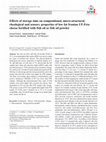 Research paper thumbnail of Effects of storage time on compositional, micro-structural, rheological and sensory properties of low fat Iranian UF-Feta cheese fortified with fish oil or fish oil powder