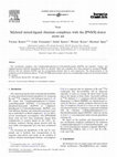 Research paper thumbnail of Silylated mixed-ligand rhenium complexes with the [PNS/S] donor atom set